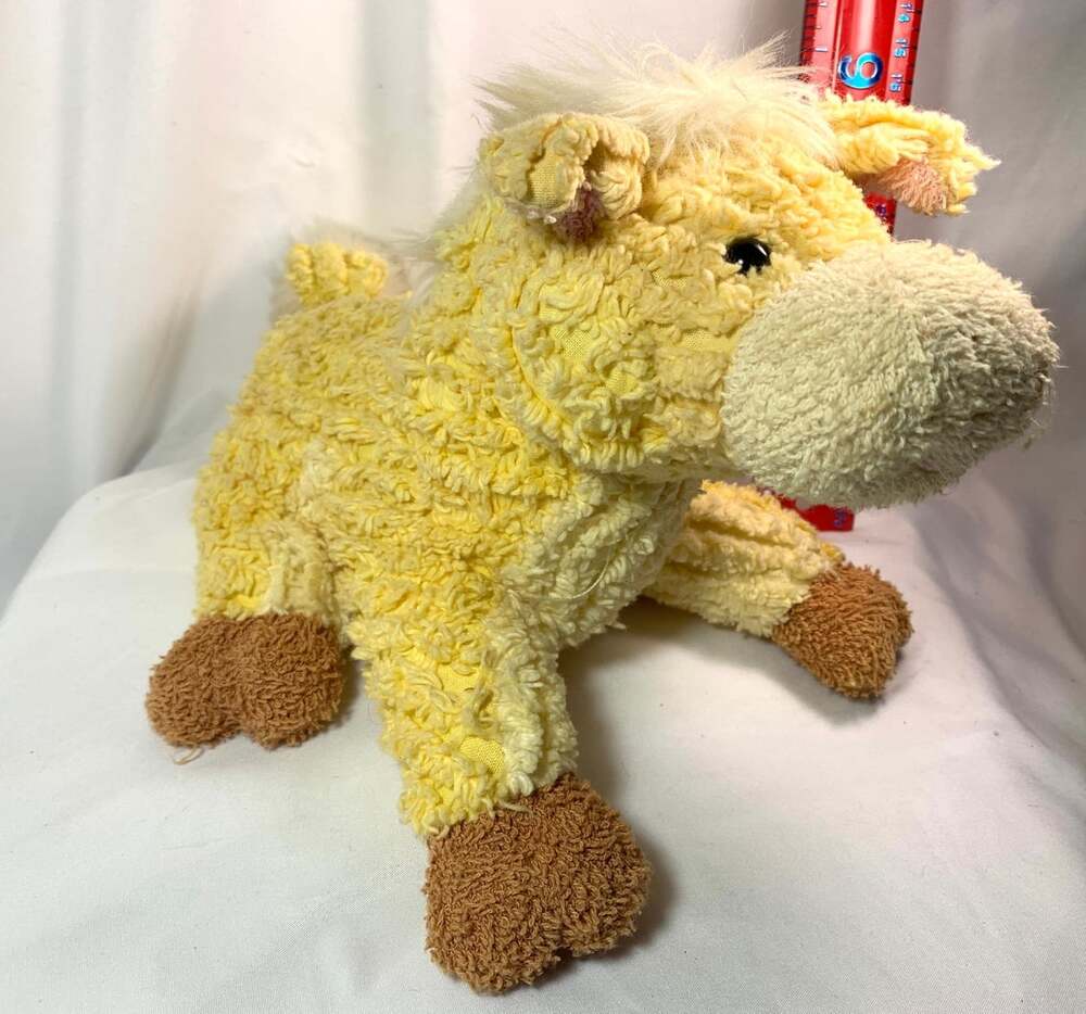 Old MacDonald Vintage Yellow Paco Pony plush